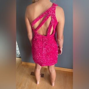 Women’s semi formal dress.